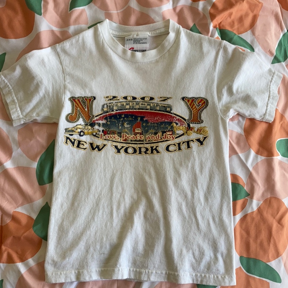 Brandy Melville Dupe New York Baby Tee